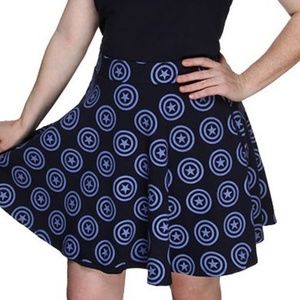 Captain America skater skirt